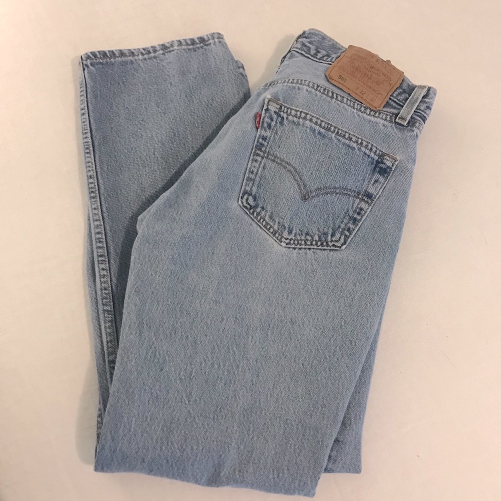 Vintage Levi’s Straight Leg High Waisted Jeans